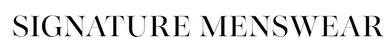 Signature Menswear Coupon Codes